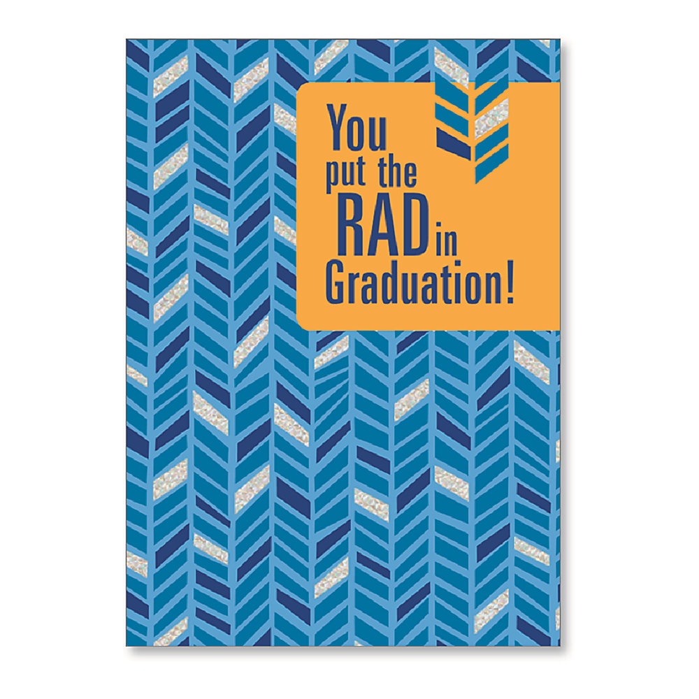 slide 1 of 1, Viabella Graduation Greeting Card, Rad, 5'' X 7'', Multicolor, 1 ct