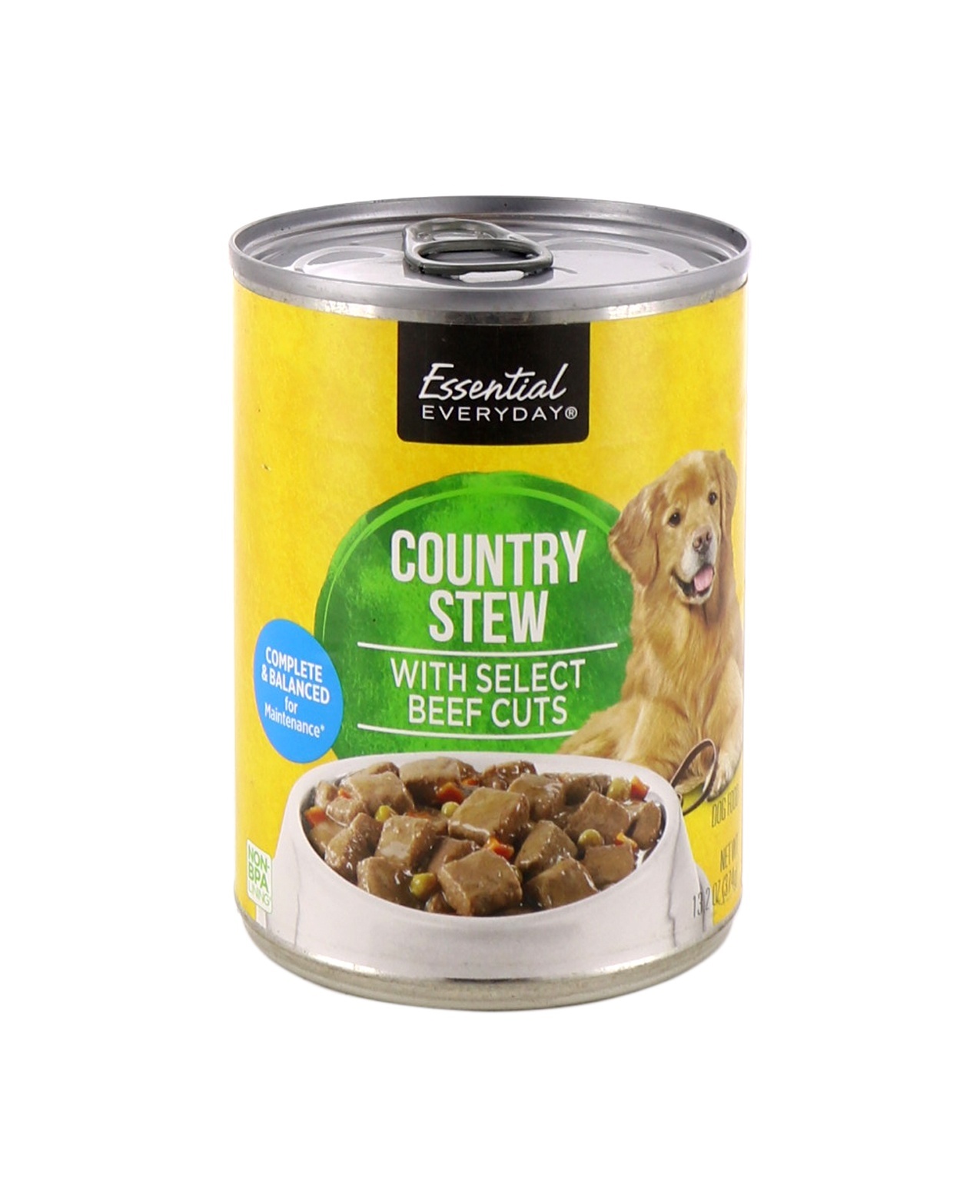 slide 1 of 1, Essential Everyday Country Stew With Select Beef Cuts Dog Food, 13.2 oz