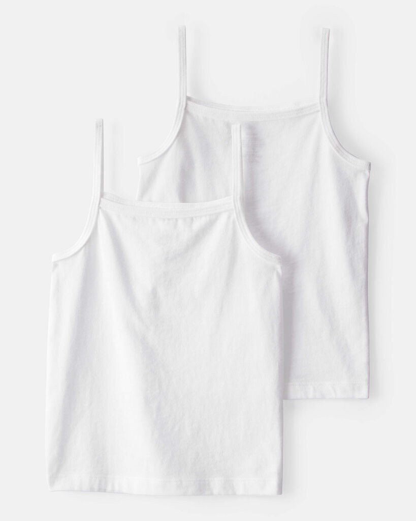 slide 2 of 3, Carter's Carters 2-Pack Cami Tank Tops White 14, 1 ct