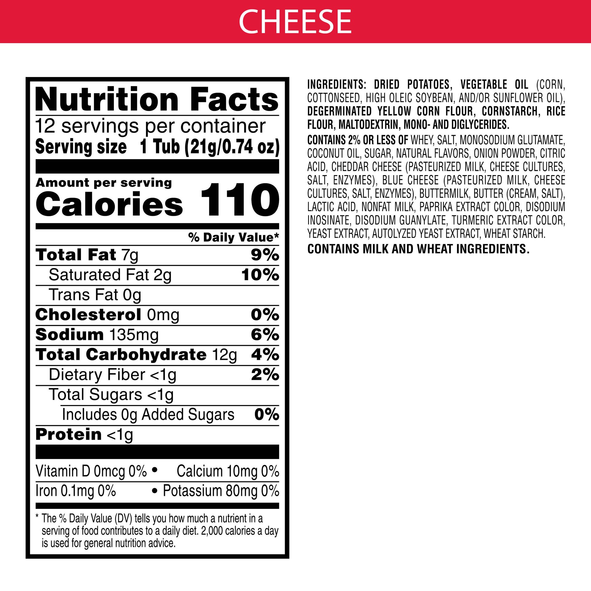 slide 5 of 5, Pringles Potato Crisps Chips, Lunch Snacks, Office and Kids Snacks, Snack Stacks, Cheddar Cheese, 8.8oz Tray, 12 Cups, 8.8 oz