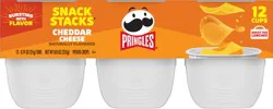 Pringles Snack Stacks Cheddar Cheese Potato Crisps 12 - 0.74 oz ea