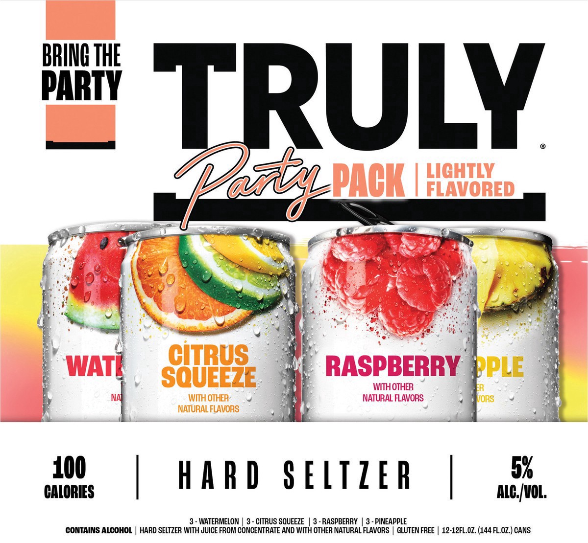 slide 8 of 13, TRULY Hard Seltzer Party Pack Variety (12 fl. oz. Can, 12pk.), 12 ct; 12 oz