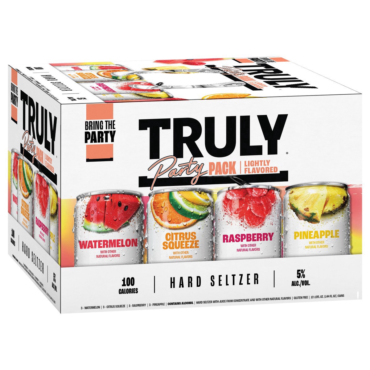 slide 11 of 13, TRULY Hard Seltzer Party Pack Variety (12 fl. oz. Can, 12pk.), 12 ct; 12 oz