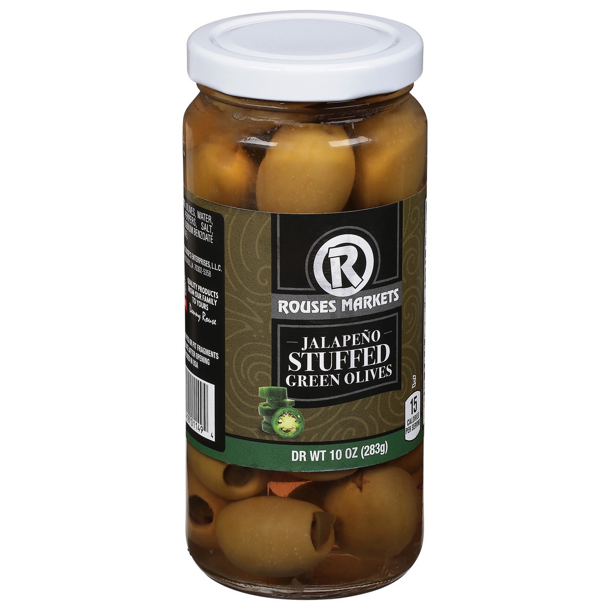 slide 9 of 11, Rouses Markets Stuffed Jalapeno Green Olives 10 oz, 10 oz