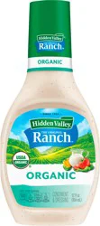 Hidden Valley Organic Ranch Condiment And Dressing, Easy Squeeze Bottle, 16 Fluid Ounces