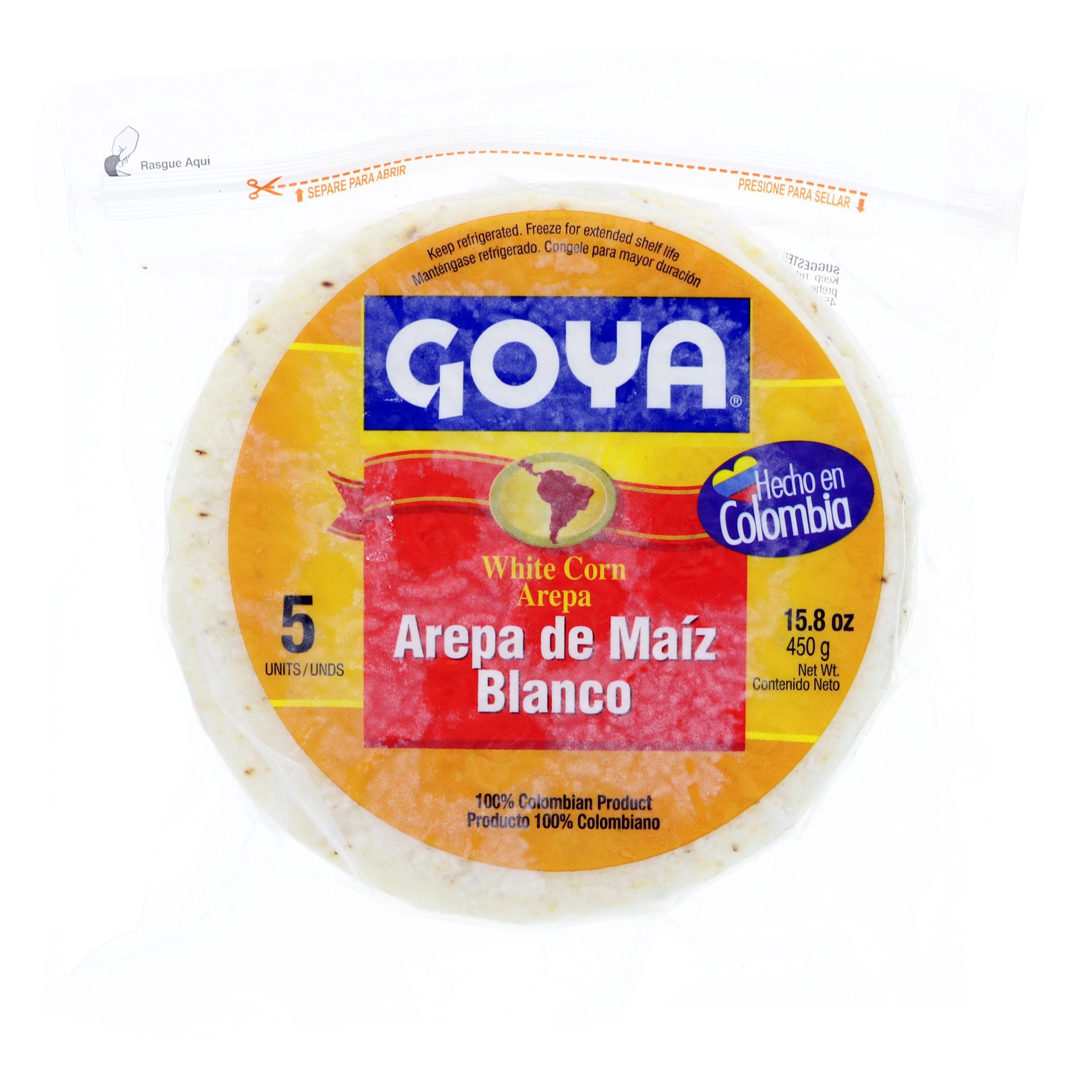 slide 1 of 1, Goya White Corn Arepas, 15.9 oz