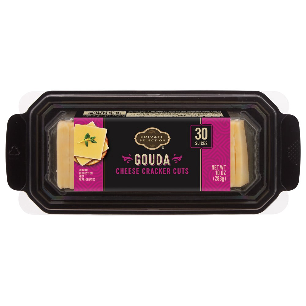 slide 2 of 2, Private Selection Gouda Cheese Slices, 30 ct; 10 oz