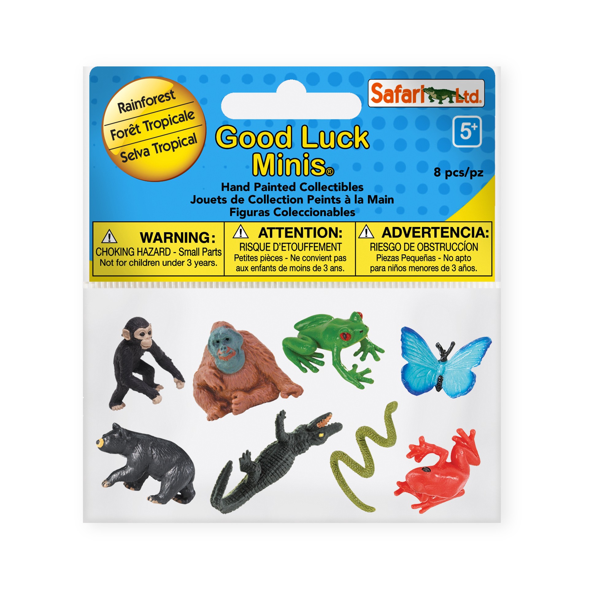 slide 3 of 4, Safari Ltd. Safari Ltd Good Luck Minis Rainforest Fun Pack, 4 in x 4 in