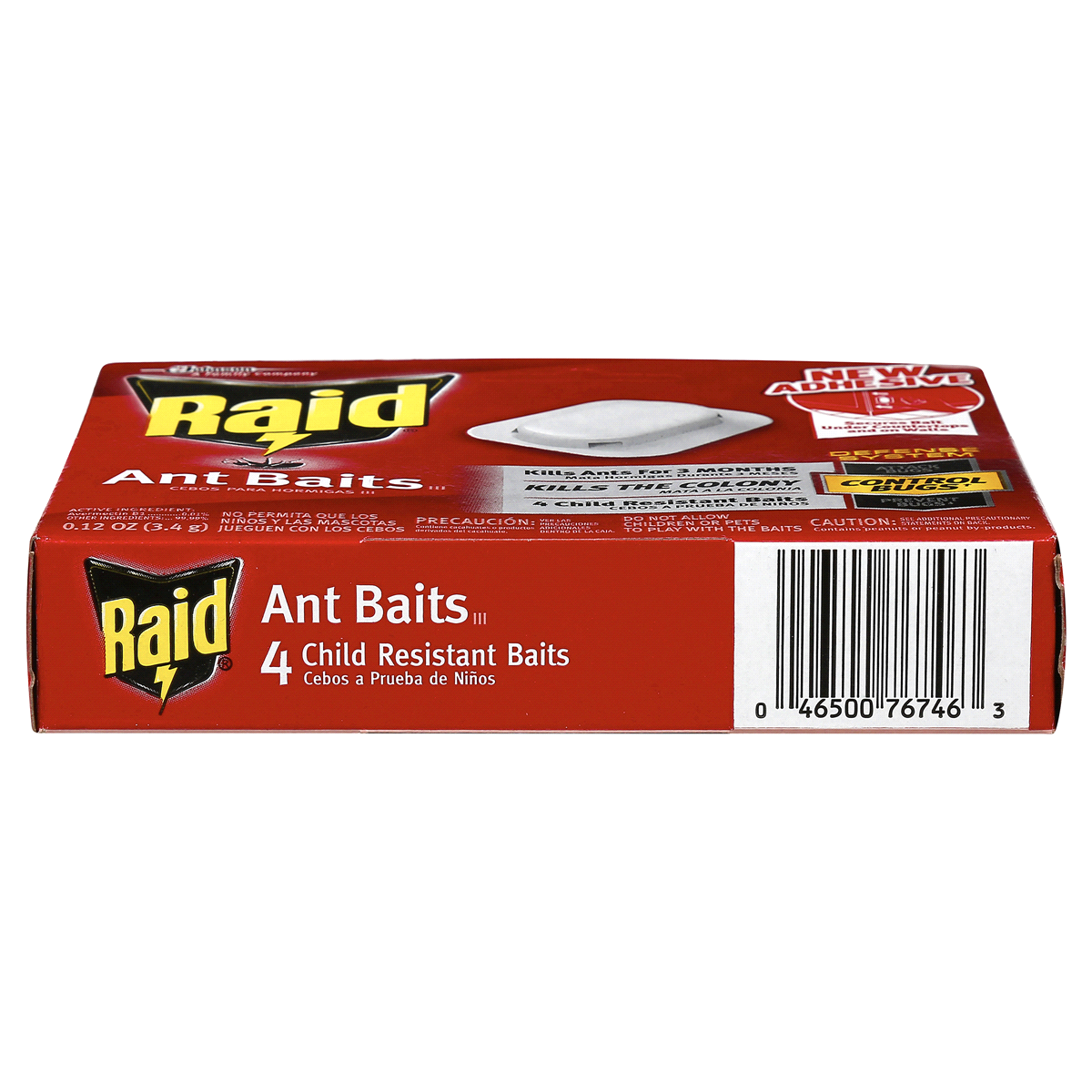 slide 3 of 7, Raid Ant Baits, 4 ct
