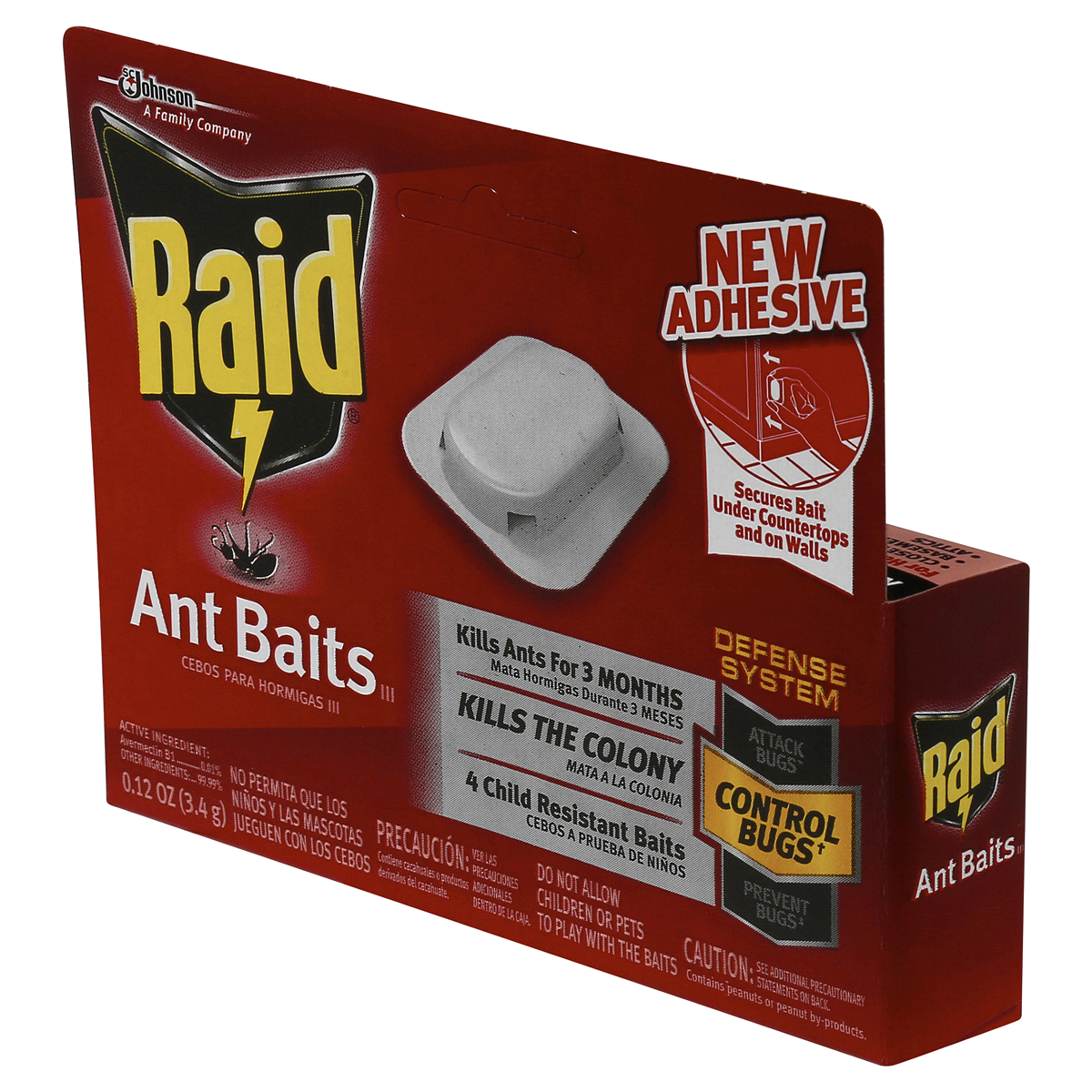 slide 5 of 7, Raid Ant Baits, 4 ct