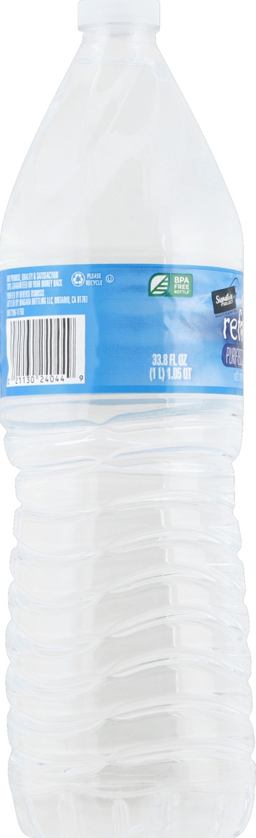 slide 3 of 4, Refreshe Purified Drinking Water 33.8 oz, 