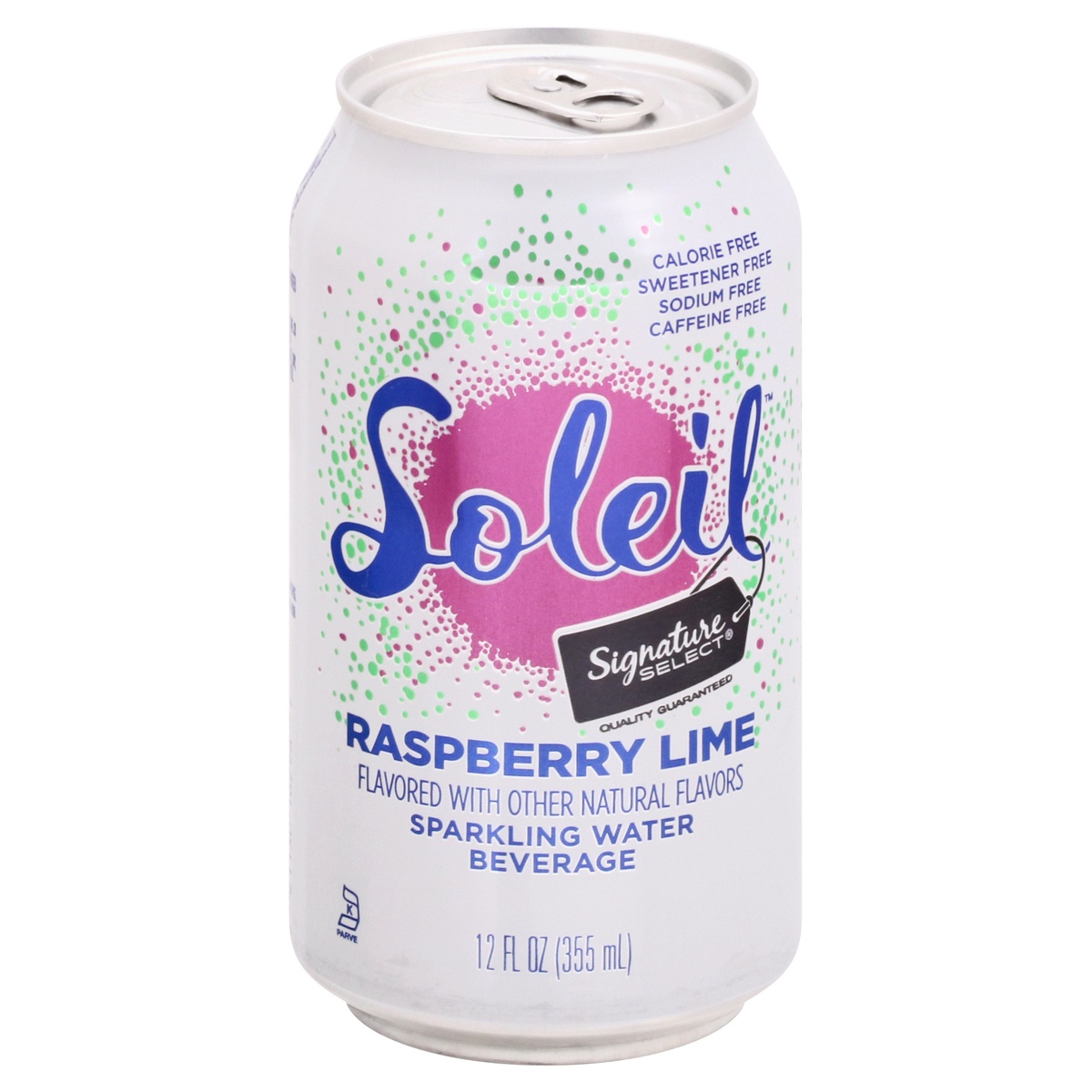 Signature Select Soleil Raspberry Lime Sparkling Water Beverage 1 ct