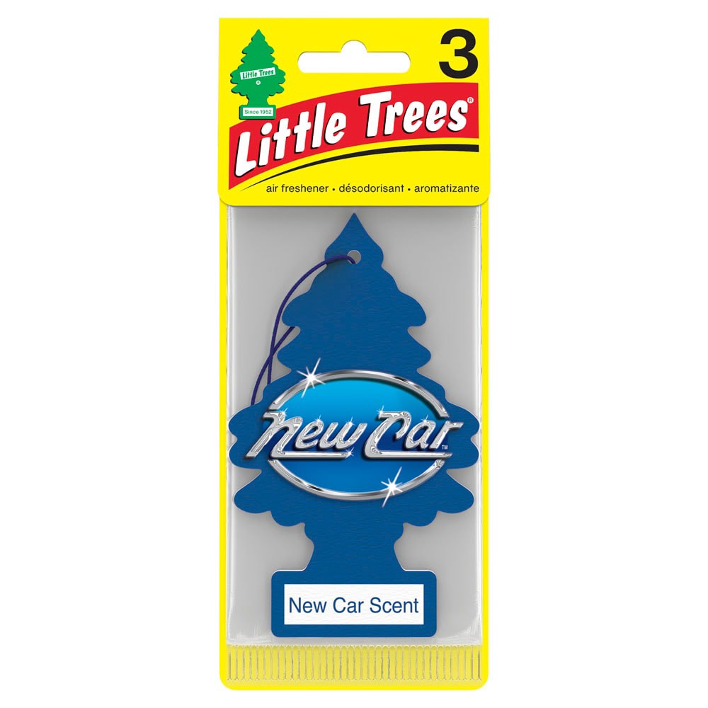 slide 1 of 5, LITTLE TREES 3 -Count New Car Scent Dispenser Air Freshener 3 -Pack, 1 ct