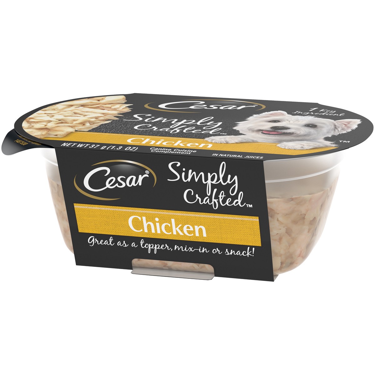 slide 3 of 9, Cesar Simply Chicken In Gravy, 