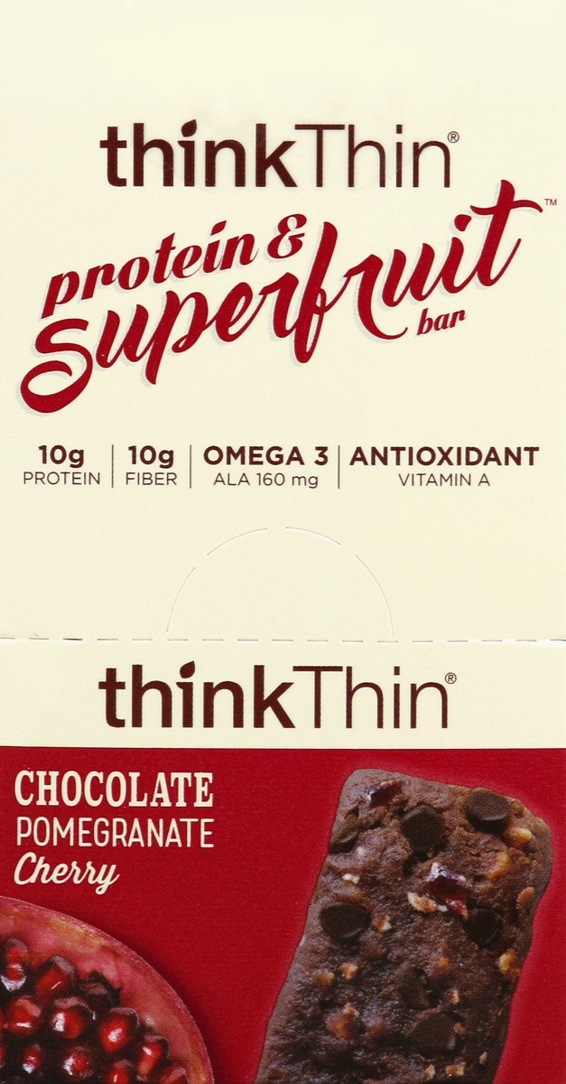 slide 5 of 6, thinkThin Protein & Superfruit Bars 2.12 oz, 2.12 oz