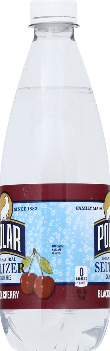 slide 5 of 12, Polar 100% Natural Black Cherry Seltzer - 20 oz, 20 oz