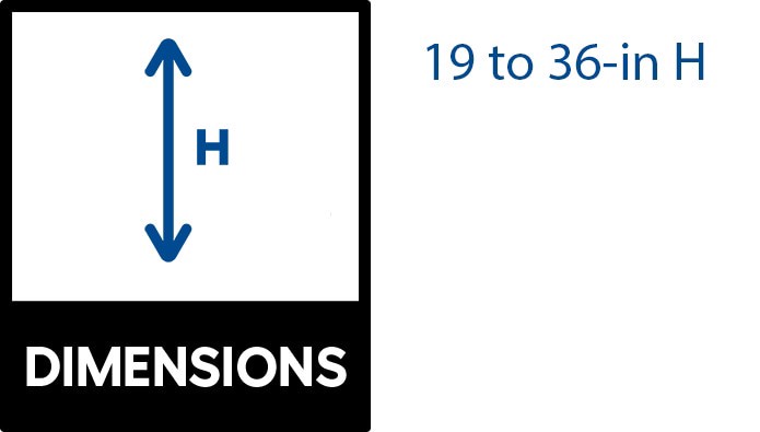 slide 2 of 4, Akron 19-in Adjustable Jack Post, 1 ct
