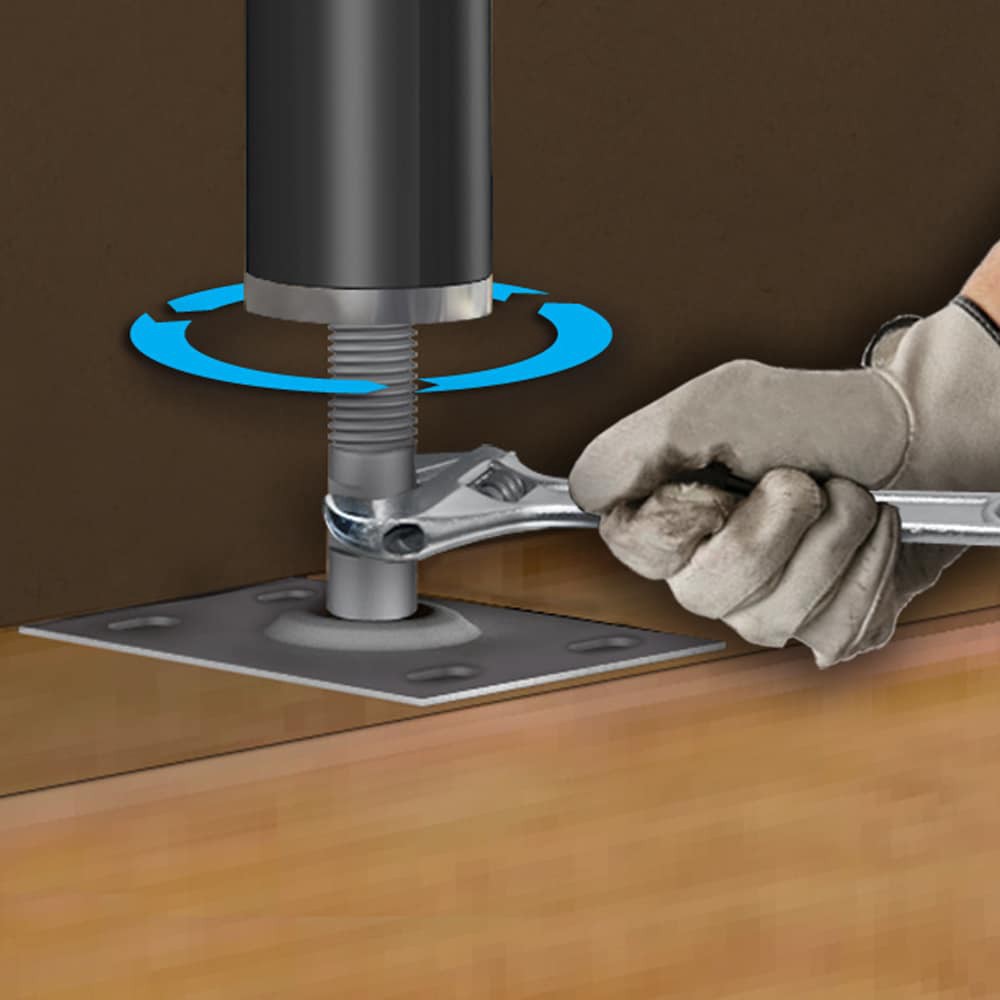 slide 4 of 4, Akron 19-in Adjustable Jack Post, 1 ct