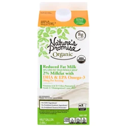 Nature's Promise Organic 2% Reduced Fat Milk with DHA & EPA Omega-3