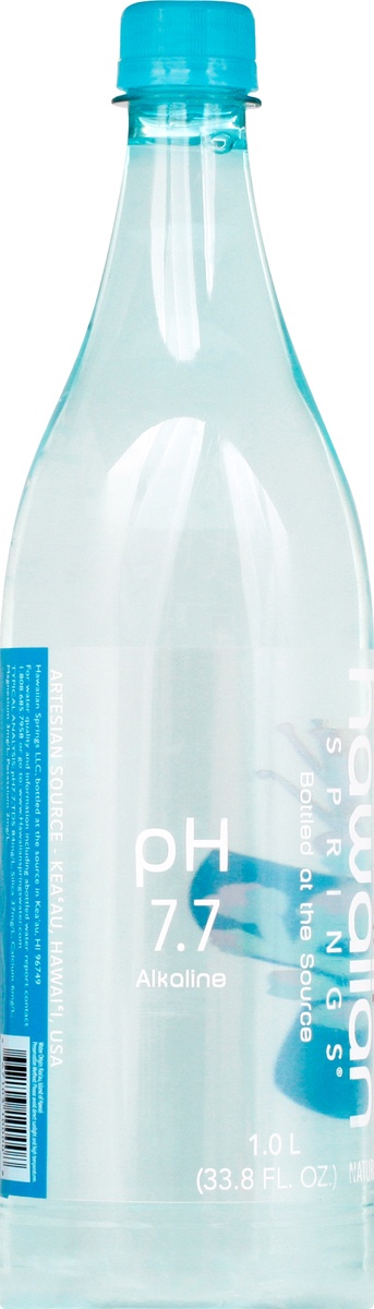 slide 7 of 9, Hawaiian Springs Natural Artesian Water 1 lt, 33 oz