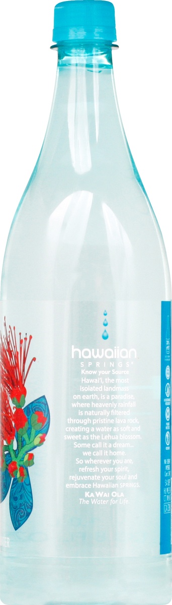 slide 8 of 9, Hawaiian Springs Natural Artesian Water 1 lt, 33 oz