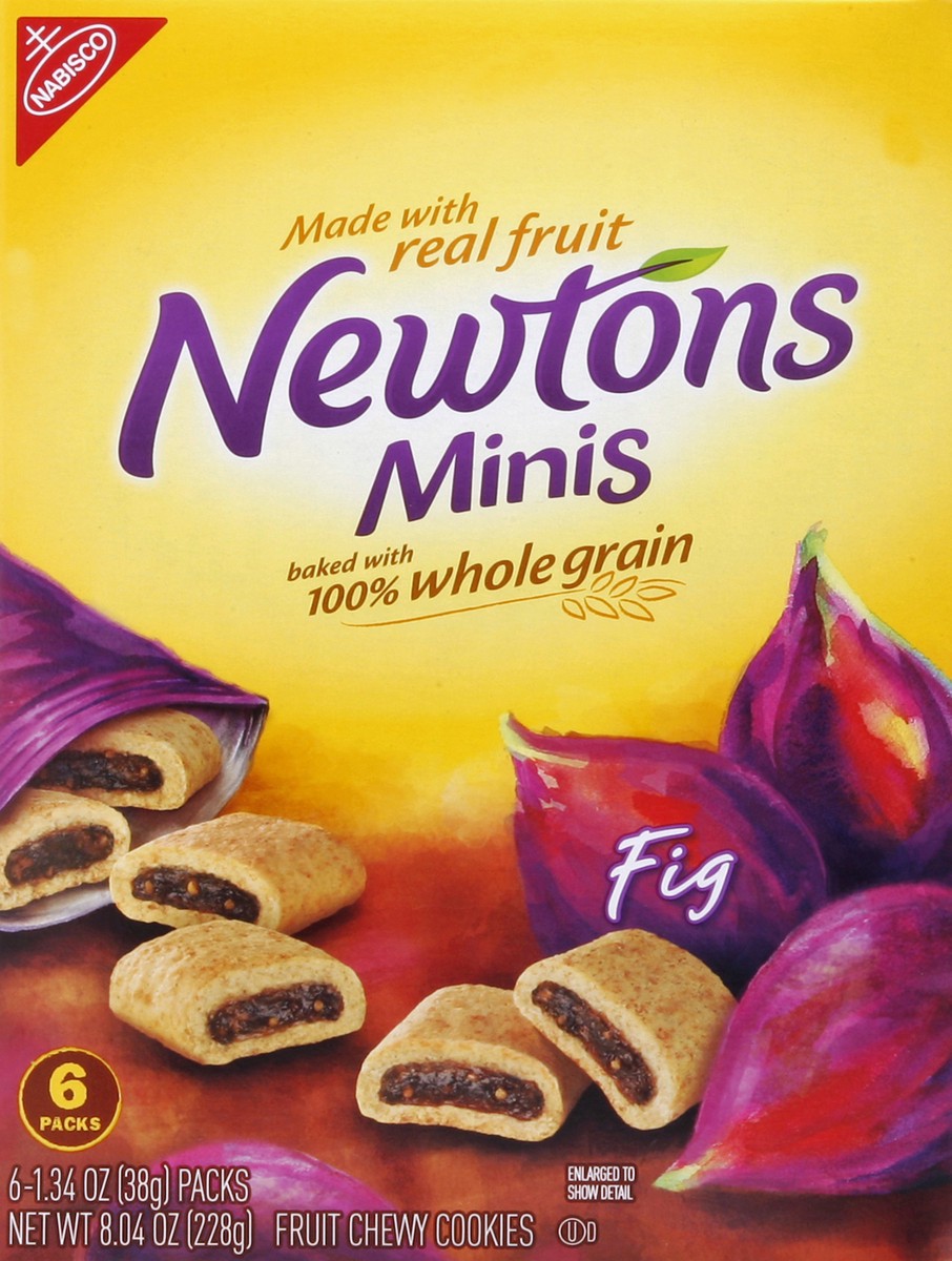 slide 5 of 6, Newtons Fruit Chewy Cookies, Fig, 6 ct