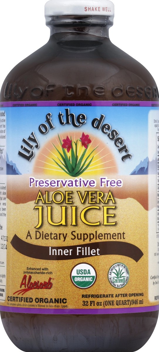 slide 1 of 3, Lily of the Desert Juice 32 oz, 32 oz