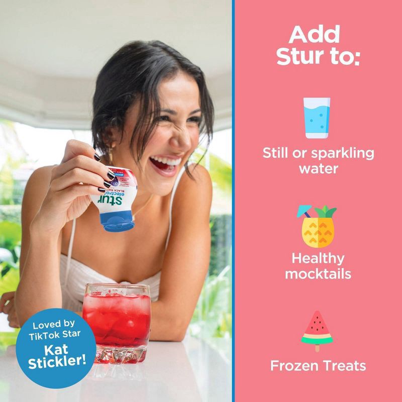 slide 10 of 11, Stur Electrolytes Strawberry Lemonade Flavored Liquid Water Enhancer 1.62 fl oz, 1.62 fl oz