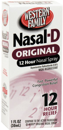 slide 1 of 1, Western Family 12Hr Nasal Spray, 1 ct