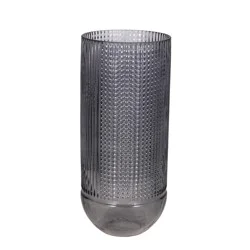 Grey Glass Vase