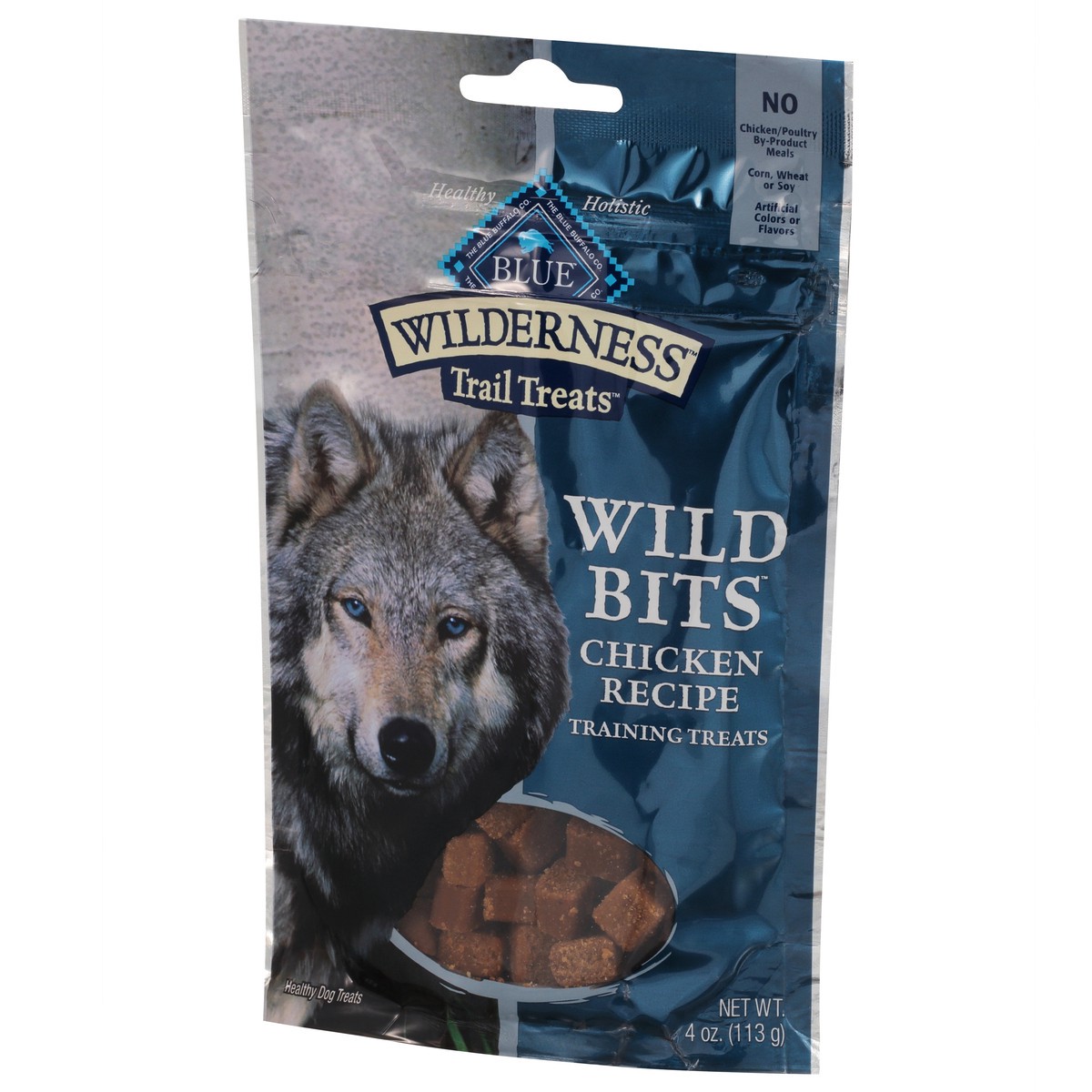 slide 3 of 9, Blue Wilderness Blue Buffalo Wilderness Trail Treats Wild Bits Chicken Recipe Training Dog Treats, 4 oz