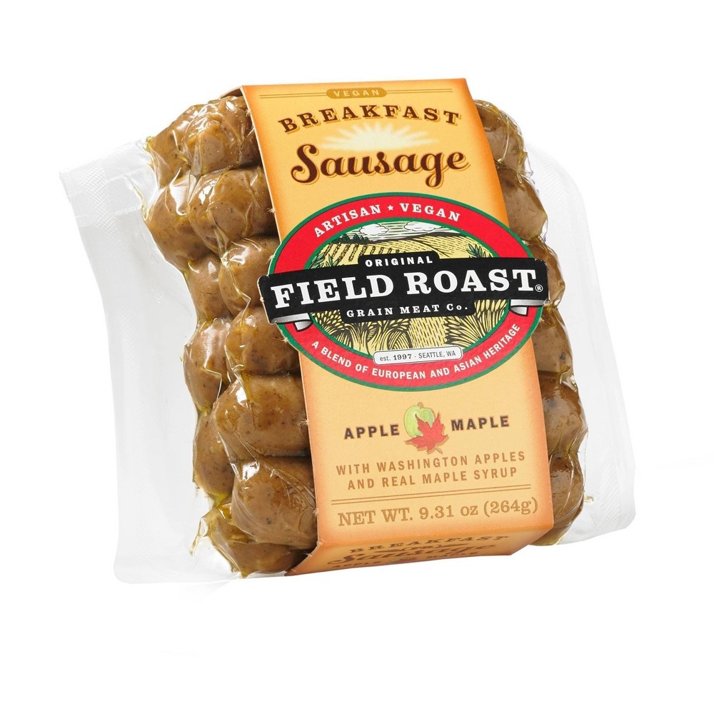 slide 3 of 4, Field Roast Apple Maple Breakfast Sausage, 9.31 oz