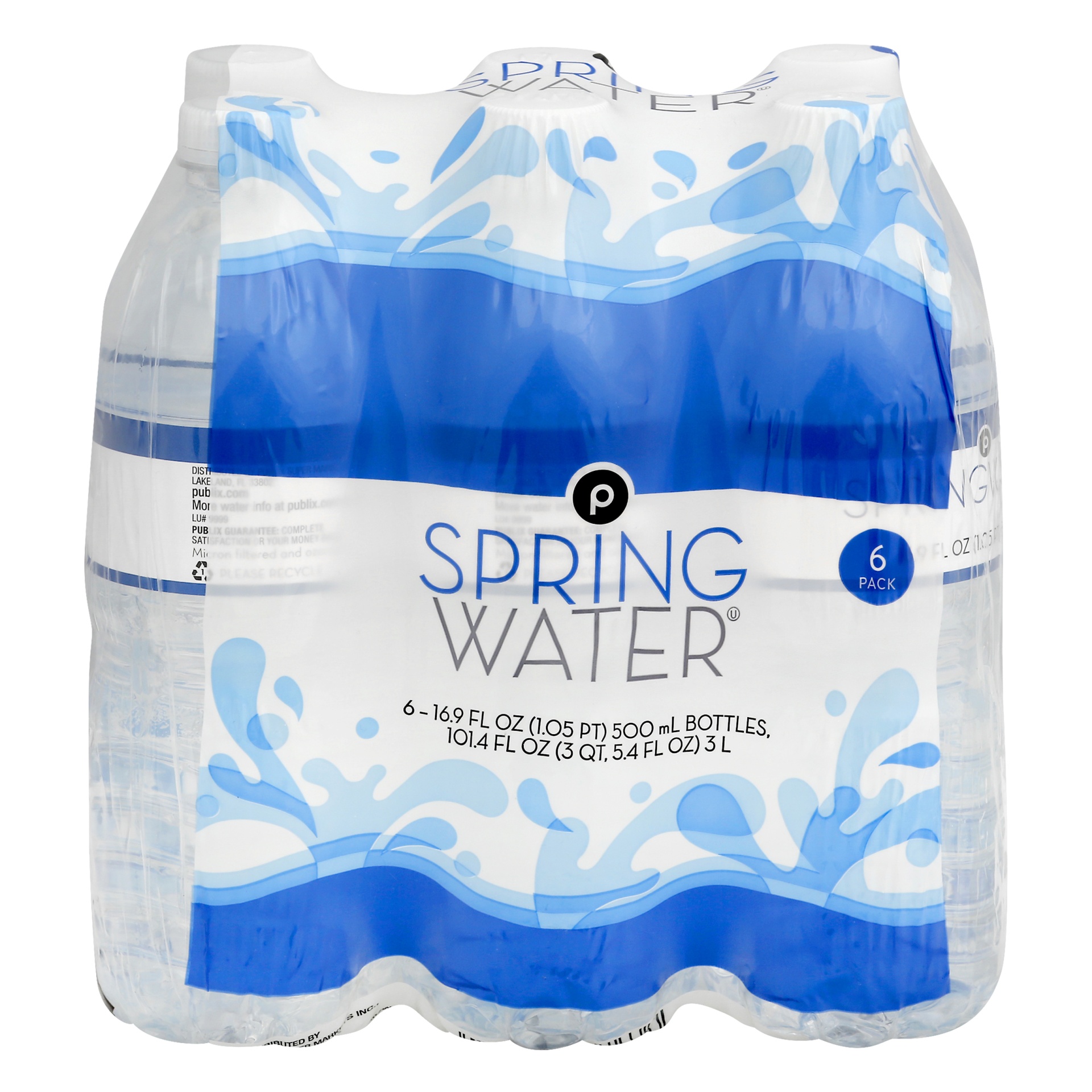slide 1 of 1, Publix Spring Water, 2 ct