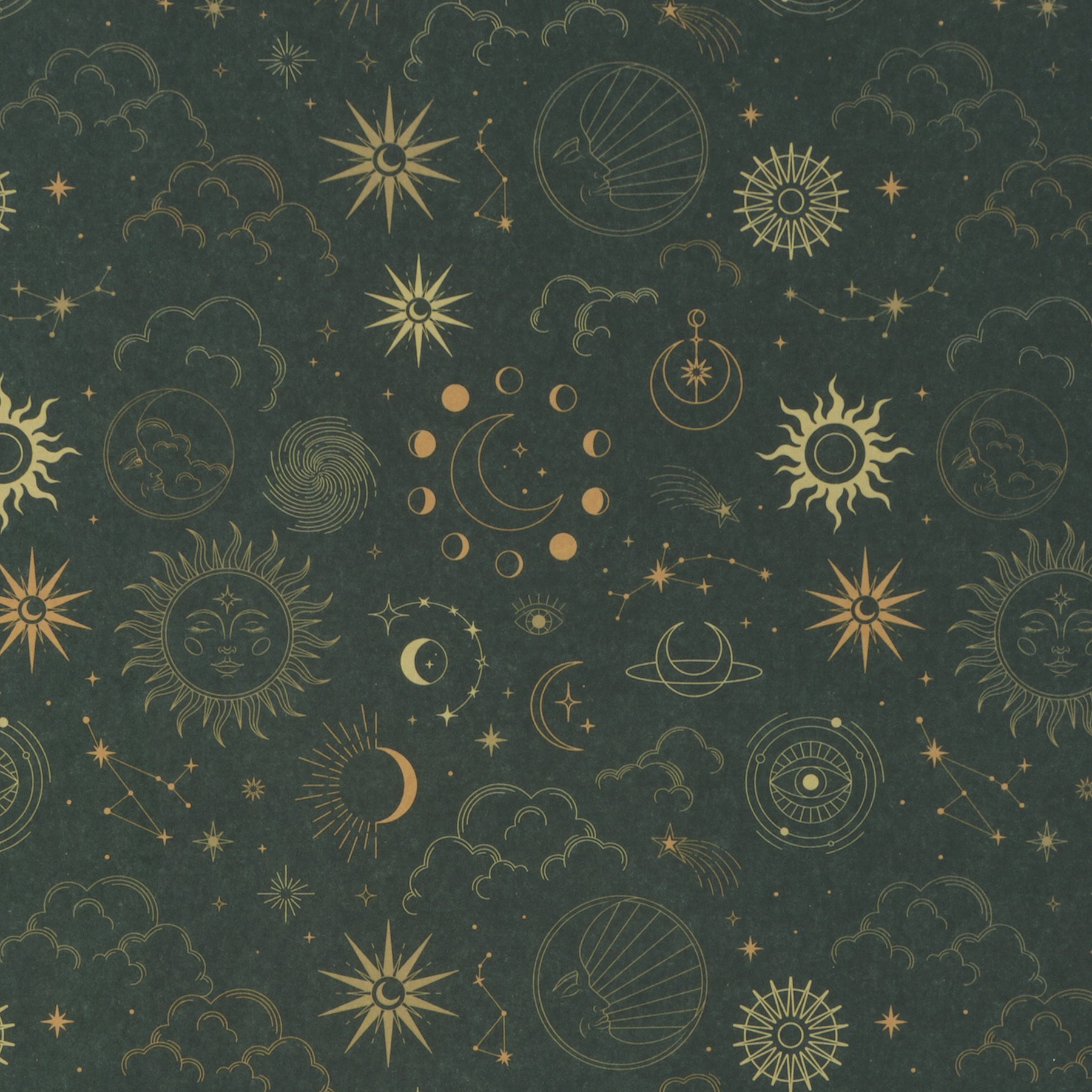 slide 2 of 2, 12" X 12" Green Celestial Cardstock Paper By Recollections, 12 in x 12 in