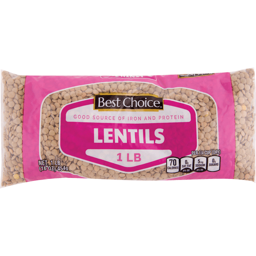 slide 1 of 1, Best Choice Lentils, 16 oz