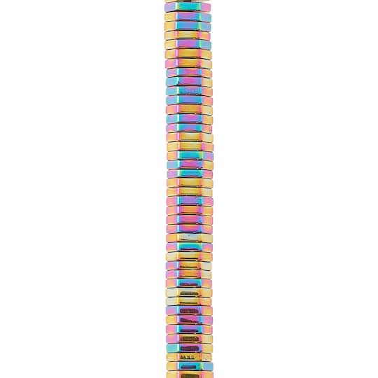 slide 1 of 3, Multicolor Iris Hematite Stick Beads, 6mm By Bead Landing, 6 mm