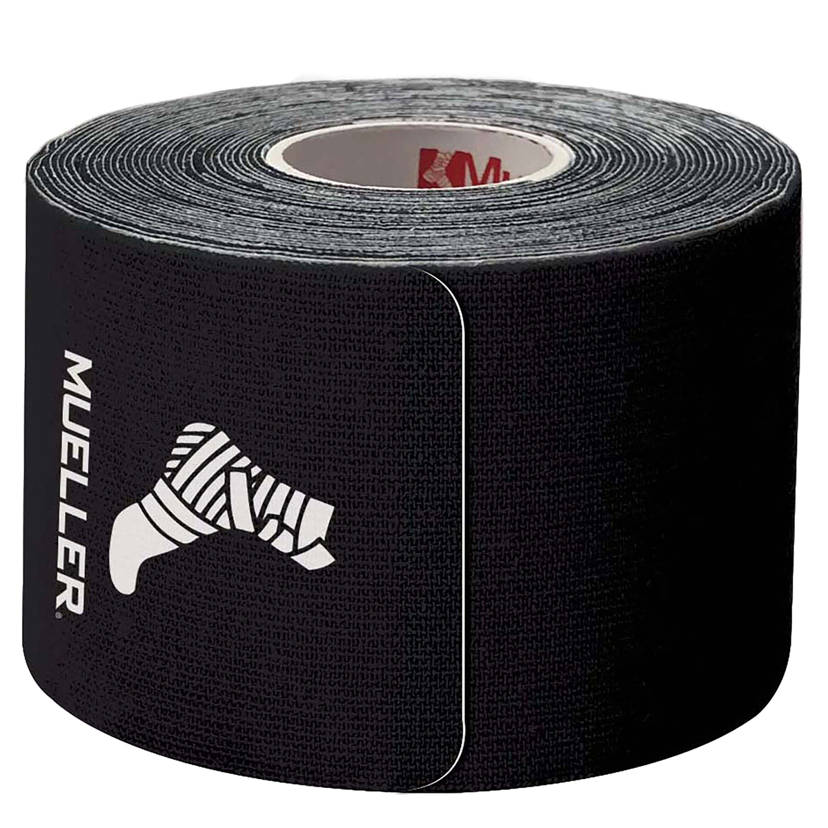 slide 1 of 1, Mueller Pre-Cut Enhanced Recovery Kinesiology Tape - Black, 1 ct