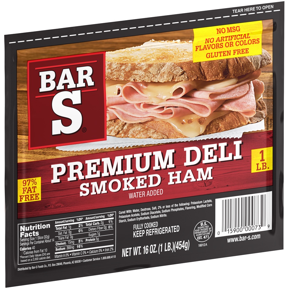 slide 2 of 7, Bar-S Ham 16 oz, 16 oz