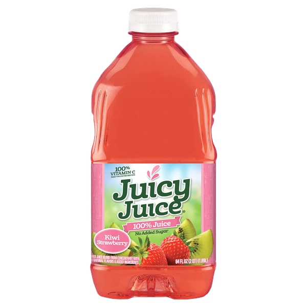 slide 1 of 1, Juicy Juice 100% Juice, Kiwi Strawberry - 64 oz, 64 oz