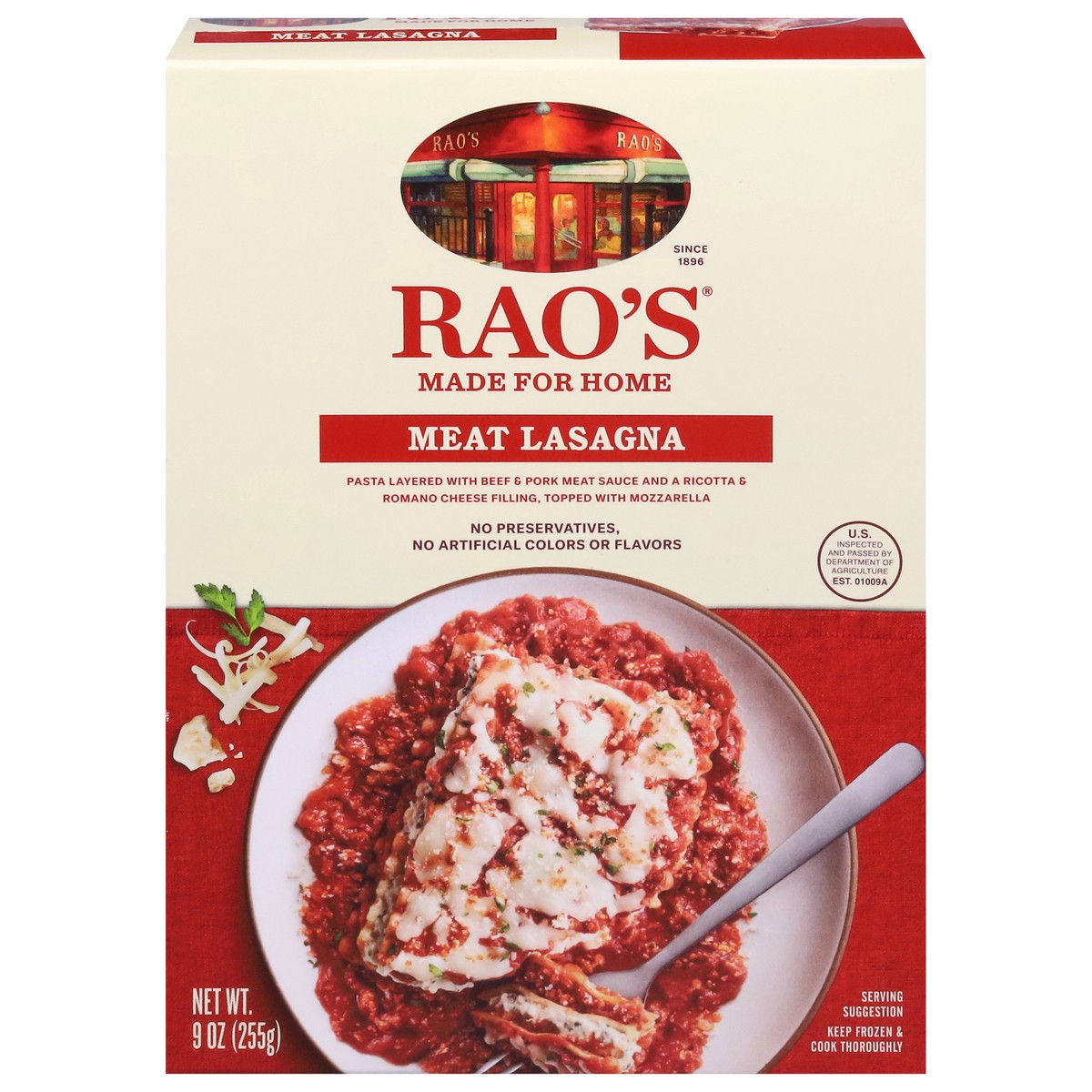 slide 1 of 2, Rao's Homemade Meat Lasagna 9 oz, 9 oz