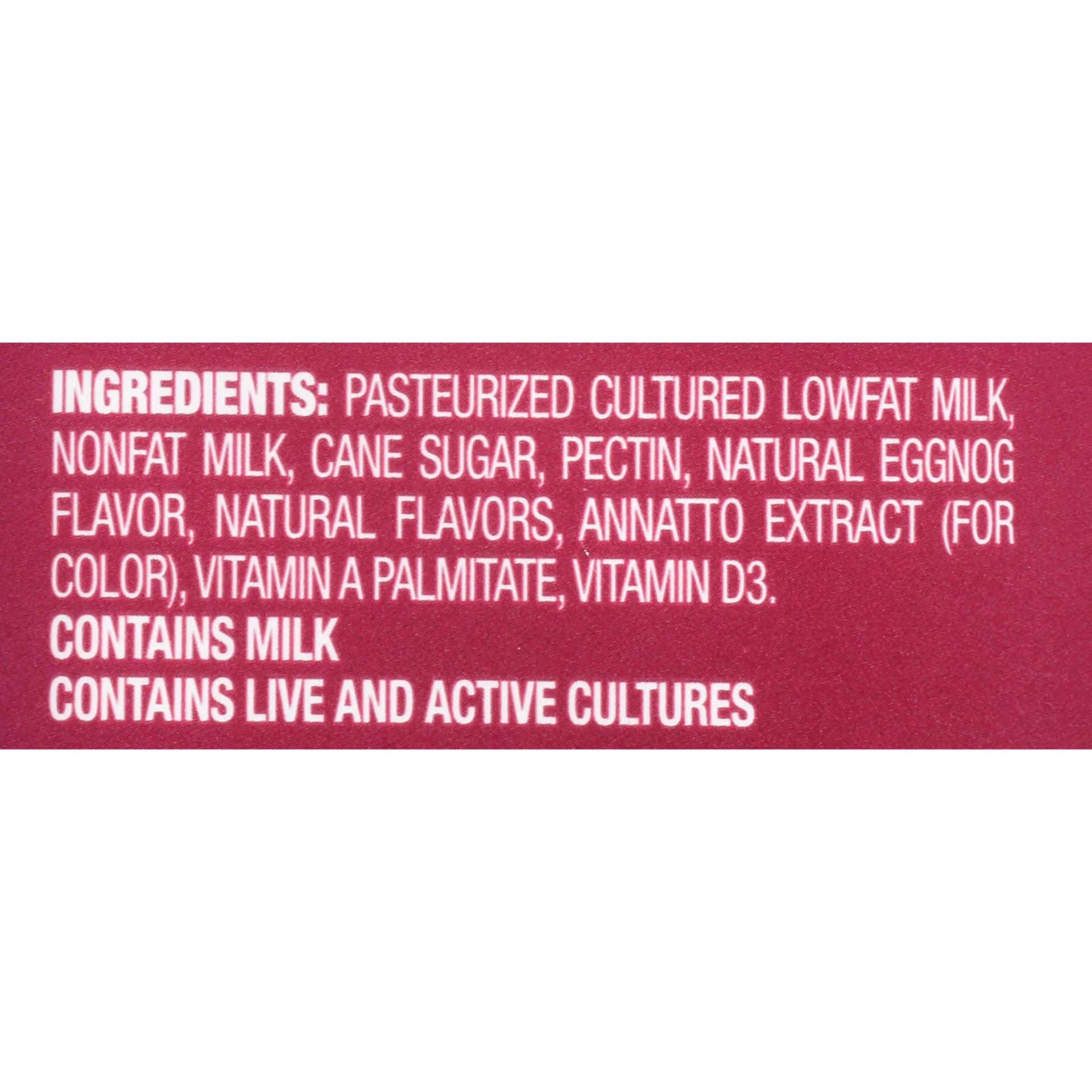 slide 8 of 8, Lifeway Kefir Cultured Lowfat Milk Smoothie Eggnog, 32 fl oz