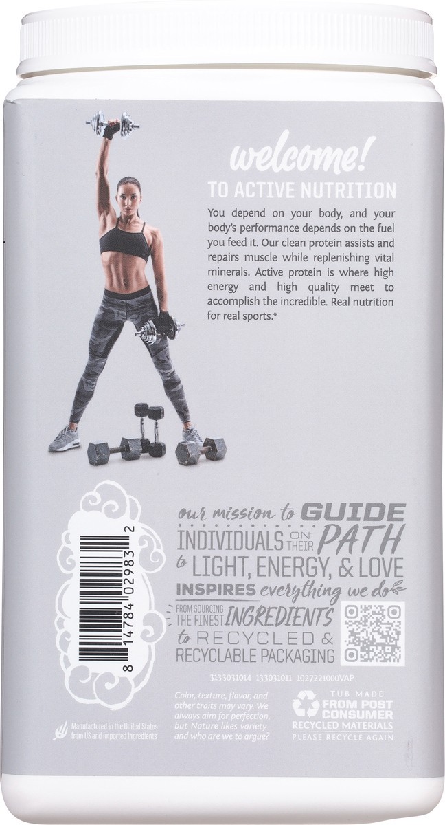 slide 7 of 9, Sunwarrior Sport Plant Based Organic Vanilla Flavor Active Protein 2.2 lb, 2.2 lb