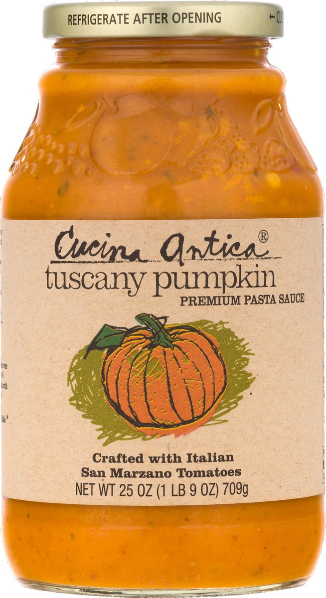 slide 6 of 13, Cucina Antica Premium Tuscany Pumpkin Pasta Sauce 25 oz, 25 oz