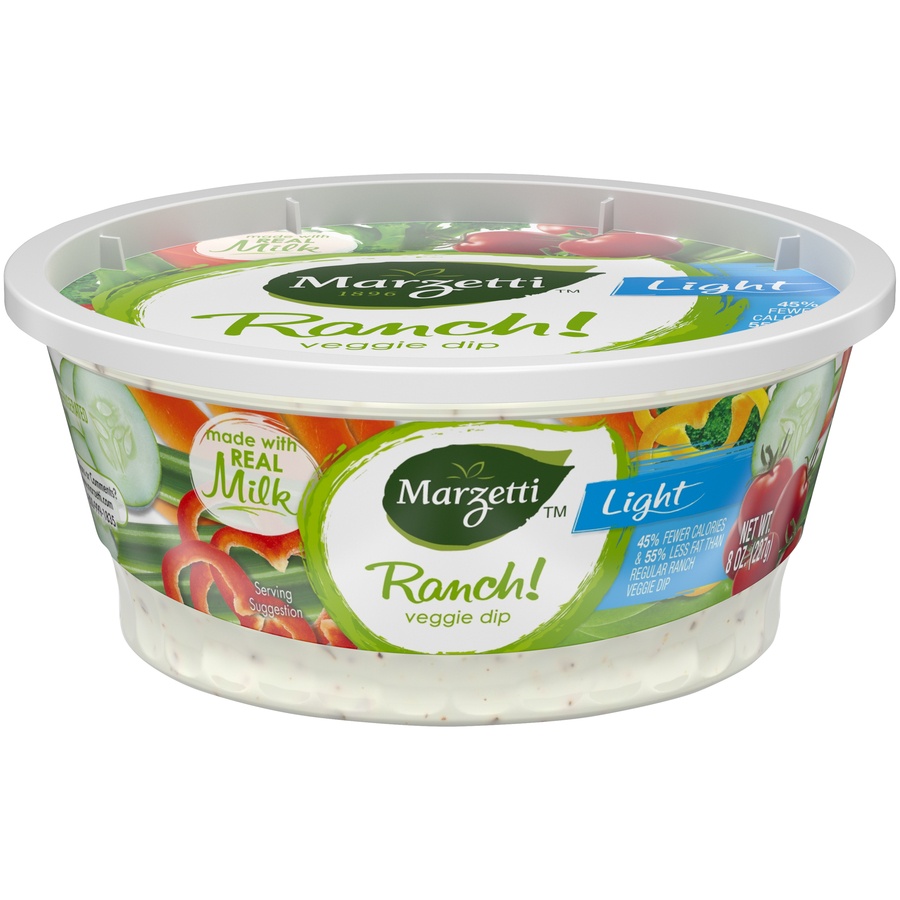 slide 1 of 8, Marzetti Light Ranch Veggie Dip, 8 oz