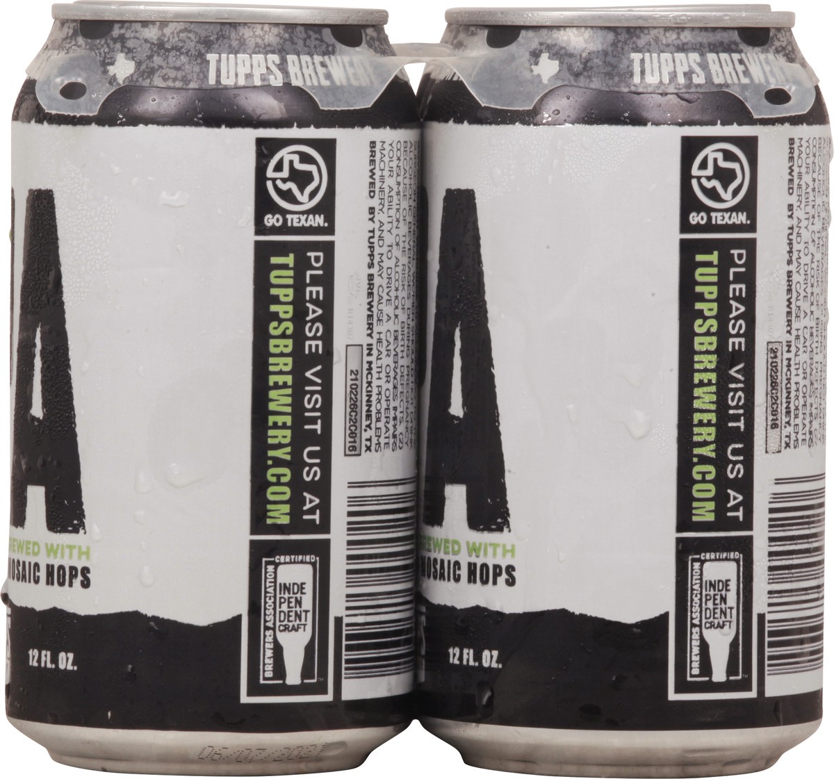 slide 5 of 11, Tupps Brewery India Pale Ale Beer 6-12 fl oz Cans, 6 ct