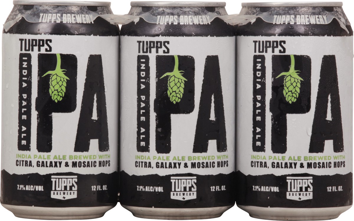 slide 11 of 11, Tupps Brewery India Pale Ale Beer 6-12 fl oz Cans, 6 ct