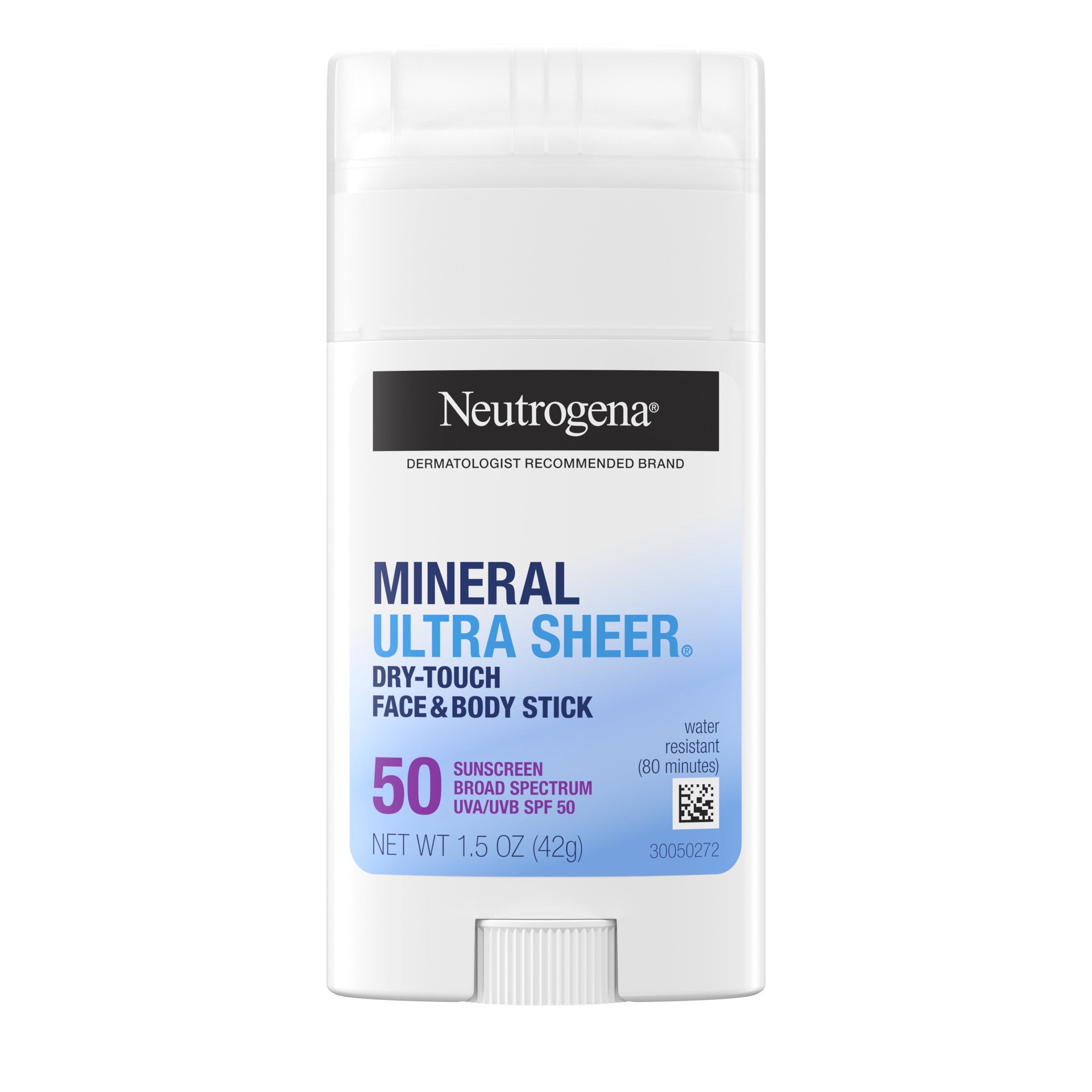 slide 5 of 9, Neutrogena Ultra Sheer SPF 50 Zinc Mineral Sunscreen Stick, 1.5 oz, 1.5 oz