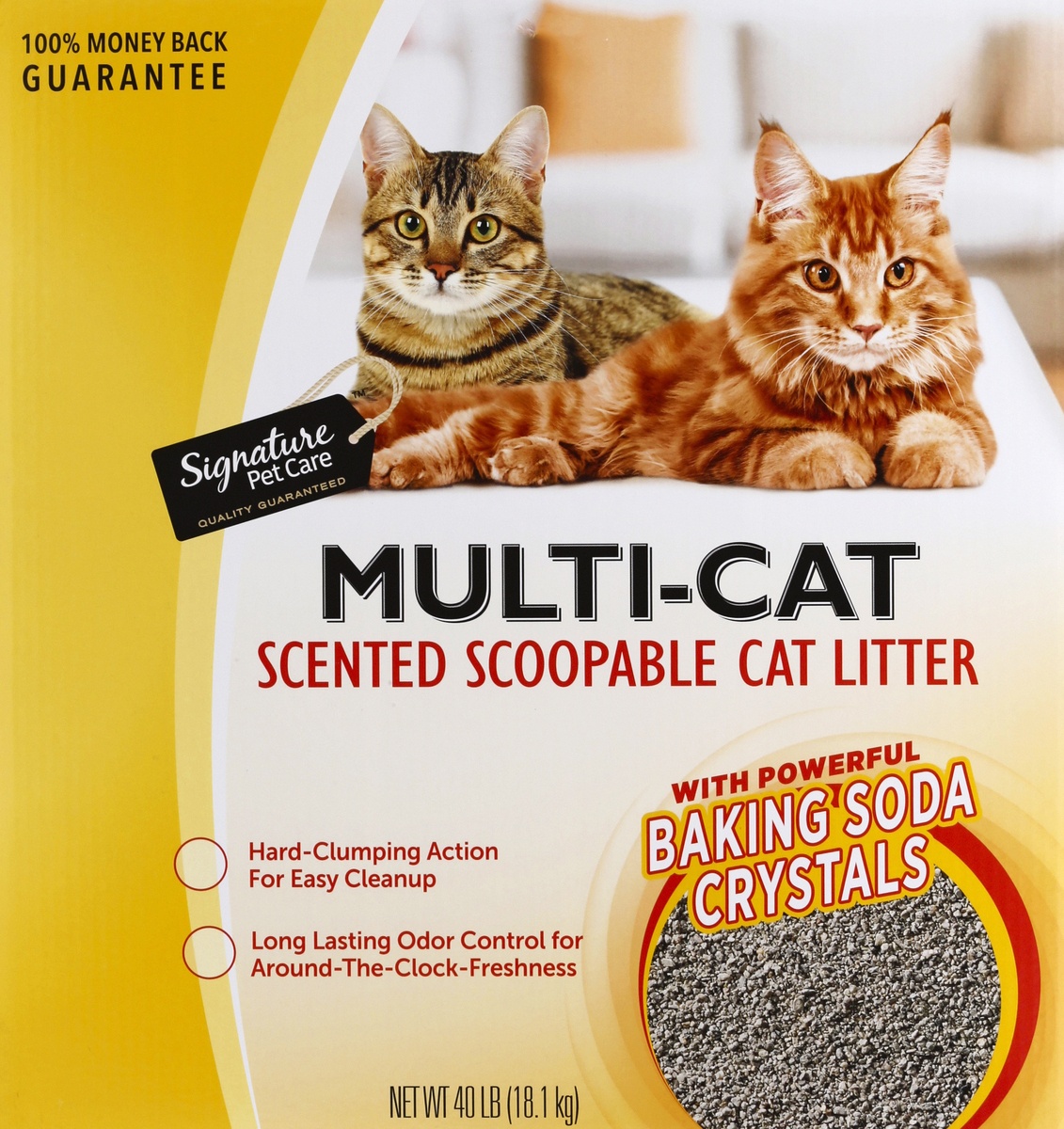 slide 2 of 4, Signature Select Cat Litter 40 lb, 40 lb