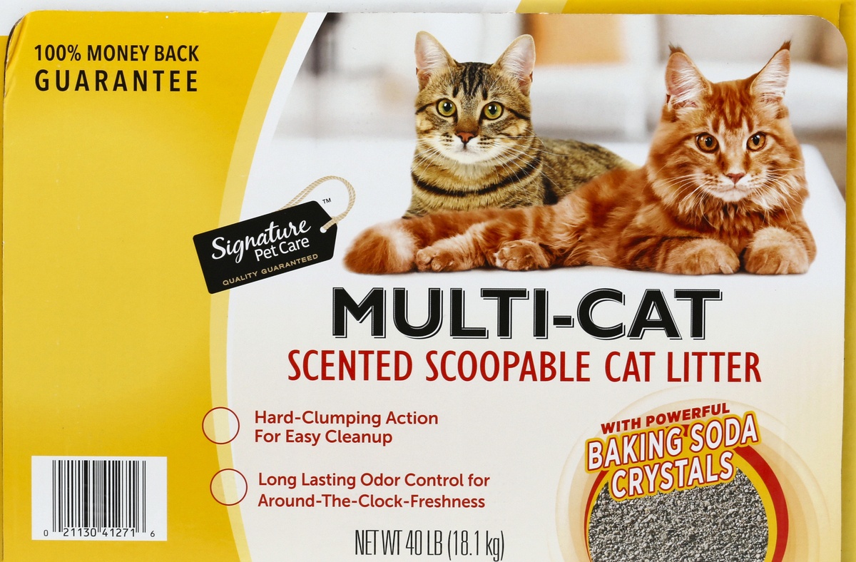 slide 4 of 4, Signature Select Cat Litter 40 lb, 40 lb