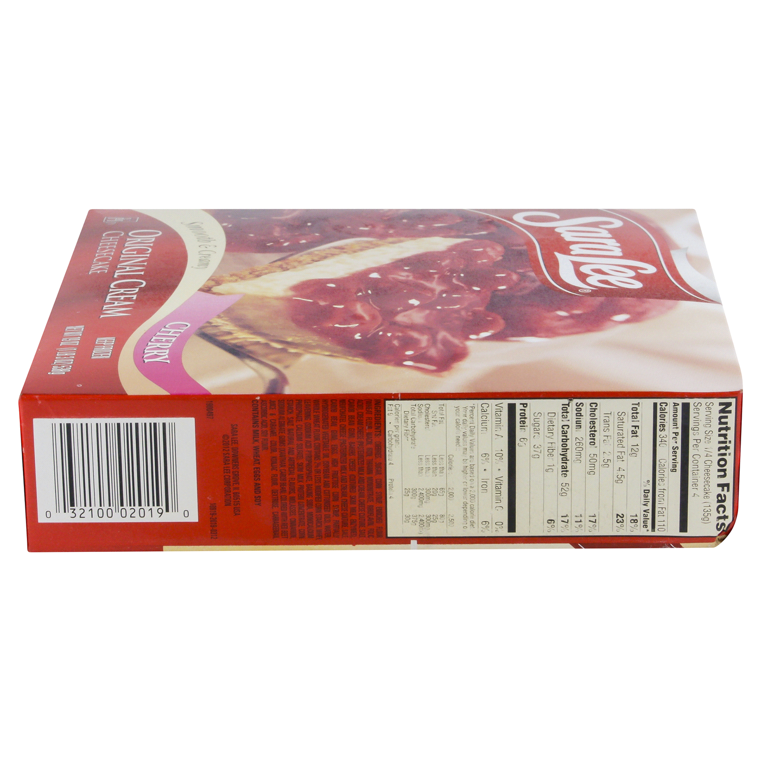slide 3 of 4, Sara Lee Classic Style Cheesecake Cherry, 19 oz